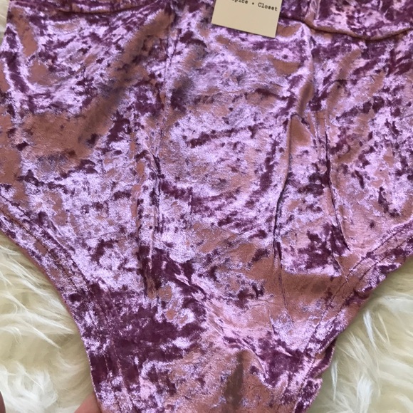 Jessica Pink crushed bodysuit - Picture 7 of 8